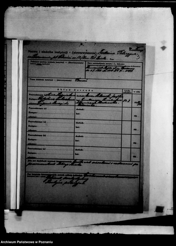 Obraz 6 z jednostki "/Kartoteka instytucji opiekuńczych/"