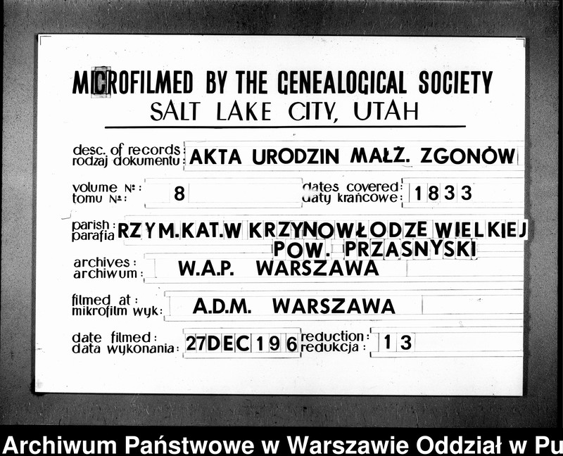 image.from.unit.number "Akta urodzeń, małżeństw i zgonów"