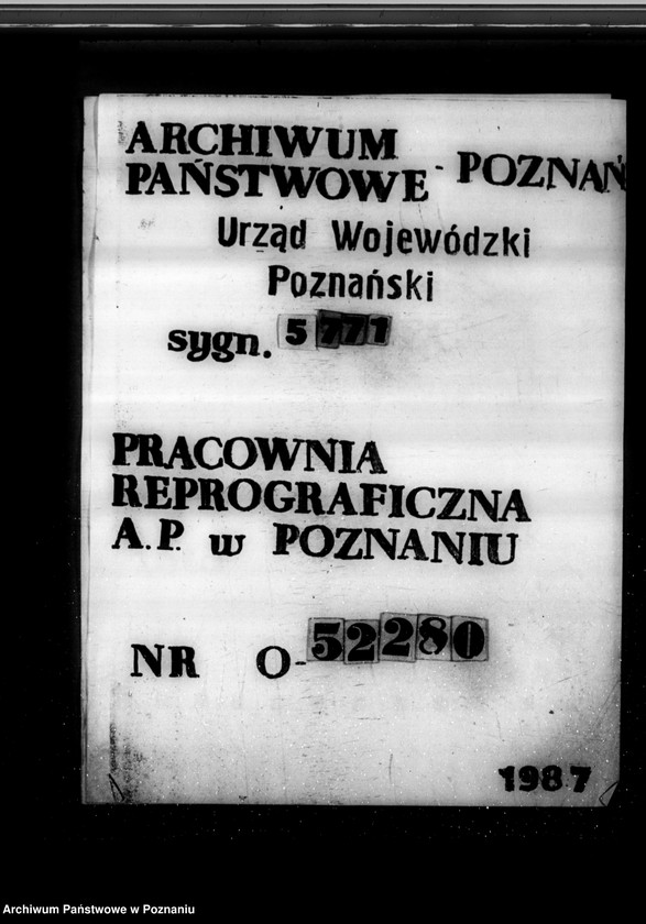 Obraz 1 z jednostki "/Poborowi- ustalenie prawomyślności- tajne/"
