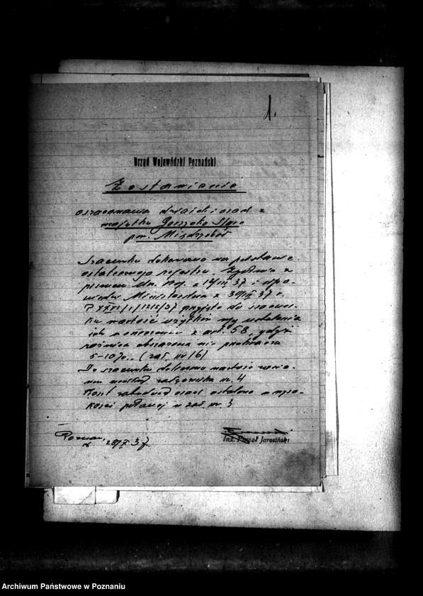 Obraz 5 z jednostki "Operat szacunkowy parcelowanego majątku Gorzycko-Stare powiatu międzychodzkiego"