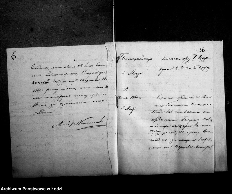 Obraz 18 z jednostki "Akta tyczące się osób pod śledztwem i którym wzbroniony jest wjazd do Cesarstwa i Królestwa Polskiego"