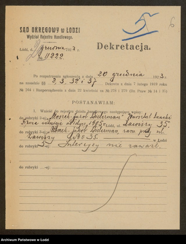 Obraz 8 z jednostki "Moszek Jakub Biederman – warsztat tkacki"