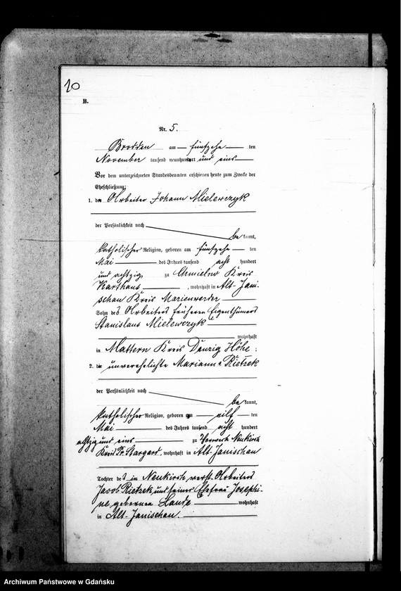 image.from.unit.number "Księga małżeństw"