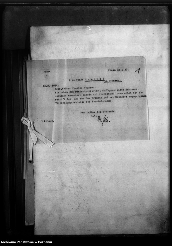 Obraz 5 z jednostki "Todesfall Walter Prechel - Rogasen (powiat Oborniki)"