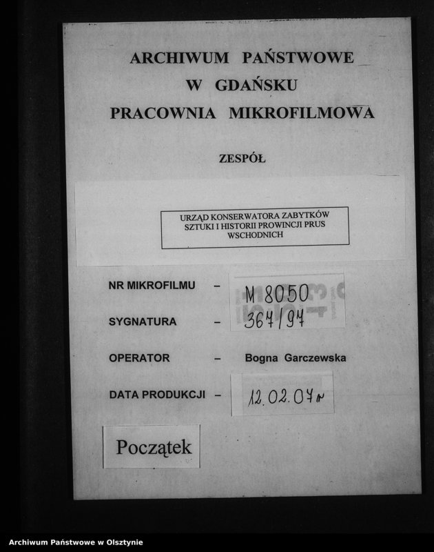 image.from.unit.number "Flammberg / Opalenietz /, evangelische Kirche"
