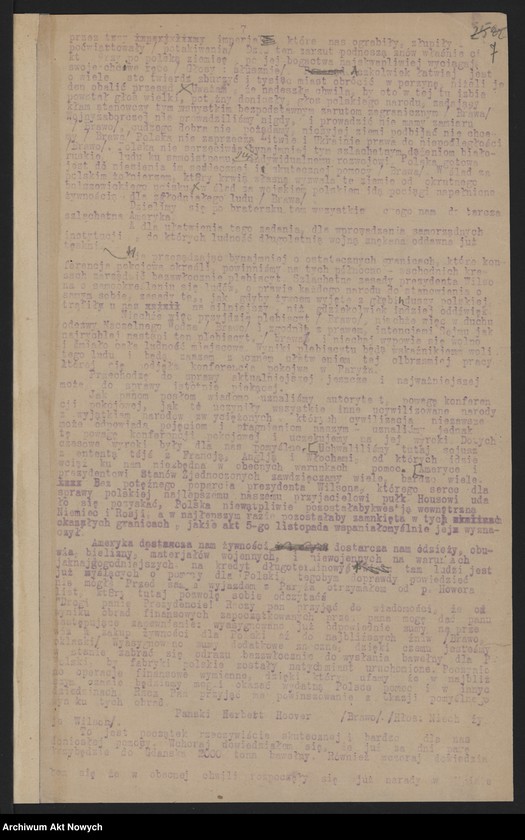 image.from.unit.number "Przemówienia I. J. Paderewskiego na posiedzeniu Sejmu i w Konwencie Seniorów, odpowiedź na interpelację (rękopis, stenogramy) dotyczącą sprawy granic Polski na Konferencji Pokojowej"