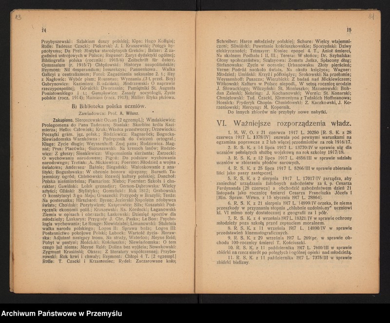 image.from.unit.number "XXXIII Sprawozdanie Dyrekcji c.k. Gimnazjum w Jarosławiu za rok szkolny 1918"
