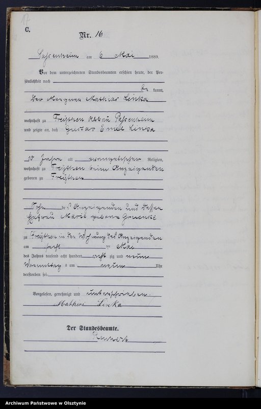 image.from.unit.number "Sterbe-Haupt-Register Nr 1 - 49"