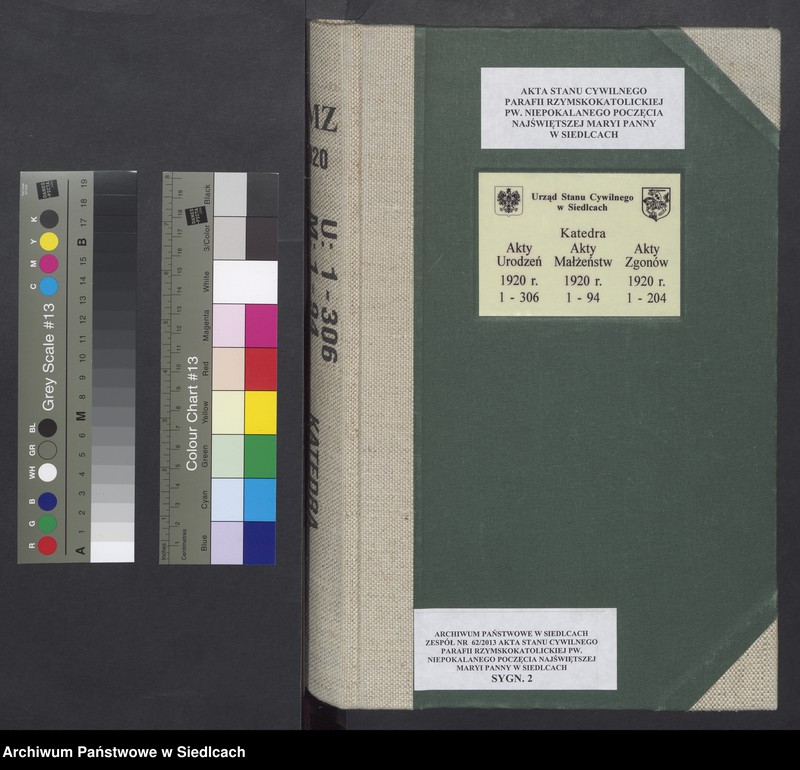 Obraz 2 z jednostki "Akta urodzeń, małżeństw, zgonów"