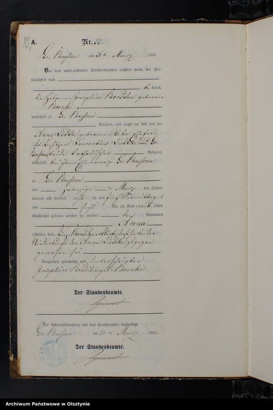 image.from.unit.number "Geburts-Neben-Register Nr 21 - 129"