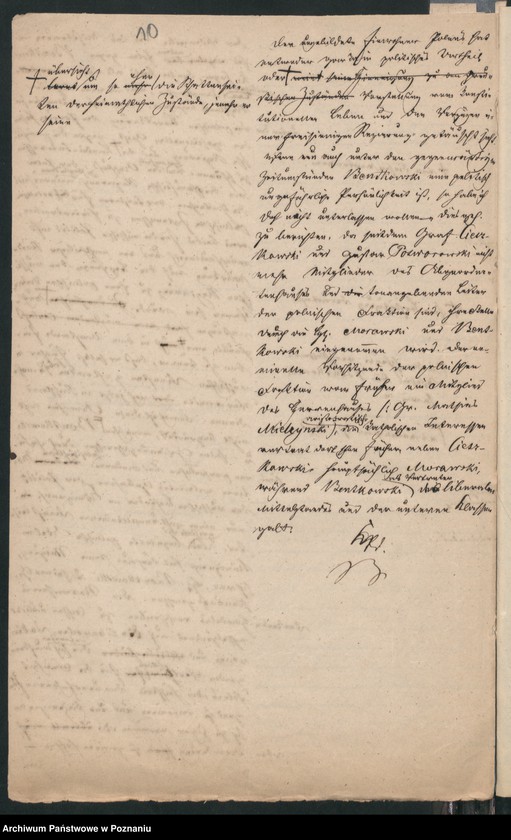 Obraz 13 z jednostki "A. betr. den polnischen Emigranten Wladislaus von Bentkowski"