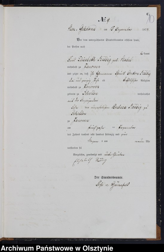 image.from.unit.number "Haupt-Sterbe-Register Nr 1 - 10"