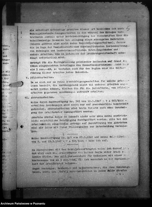 Obraz 9 z jednostki "Vereinfachung der Reichsbauverwaltung. Bewerbungen von Grundstücken"