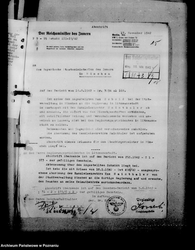 Obraz 20 z jednostki "Ernennung der Beamten"