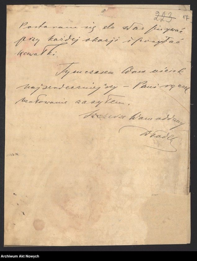 image.from.unit.number "Działalność wojskowa Władysława Sikorskiego na froncie południowo-wschodnim i wschodnim. Sprawozdanie dowództwa III Armii. Raport, projekt odezwy, wiersz, korespondencja."