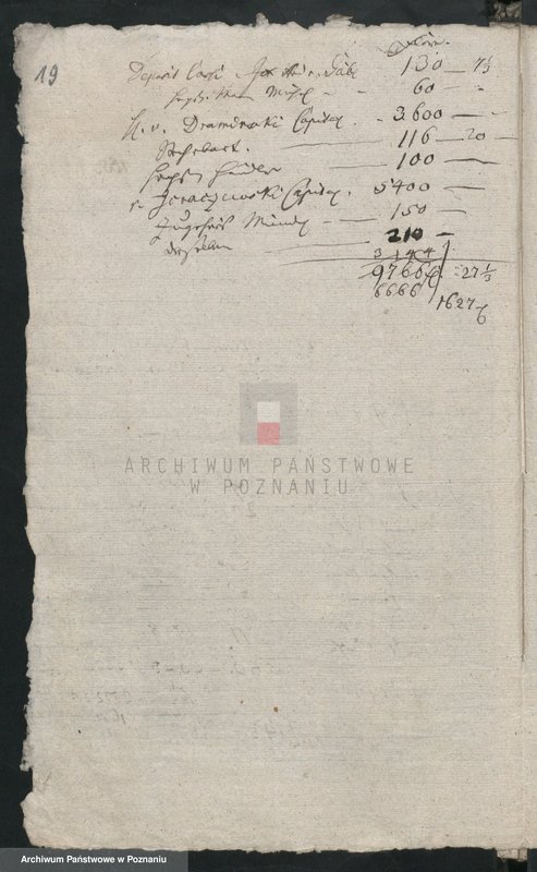 image.from.unit.number "Brechnung der Activorum et Passivorum der Stadt Lissa; język niemiecki"