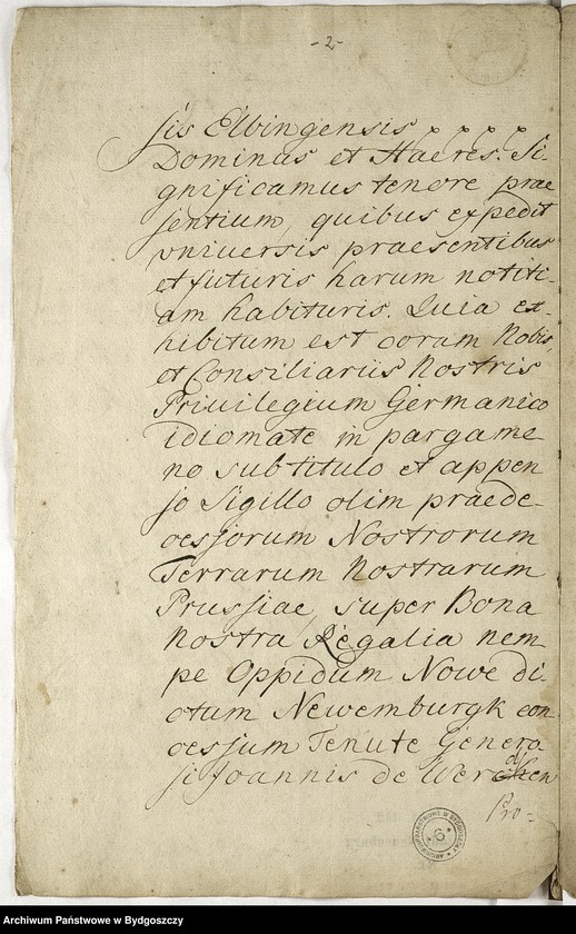 image.from.unit.number "[Odpisy przywilejów nadanych przez Zygmunta I, Stefana Batorego, Zygmunta III, margrabiego Jerzego Wilhelma dla miasta Nowego]"