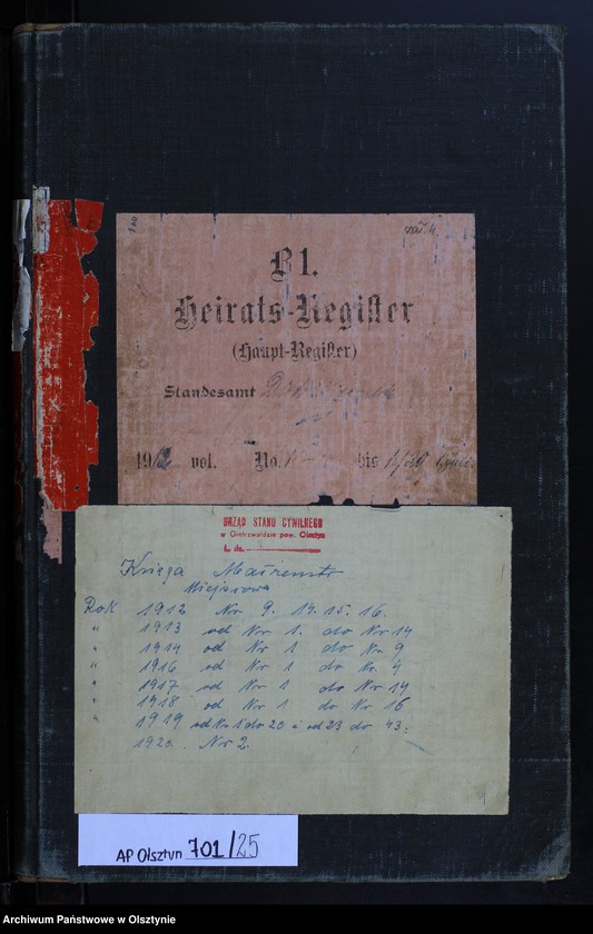 image.from.unit.number "Heiraths-Haupt-Register Nr 9,14,15,16/1912, 1-14/1913, 1-9/1914, 1-4/1916, 1-14/1917, 1-16/1918, 1-20,20-43/1919, 2/1920"