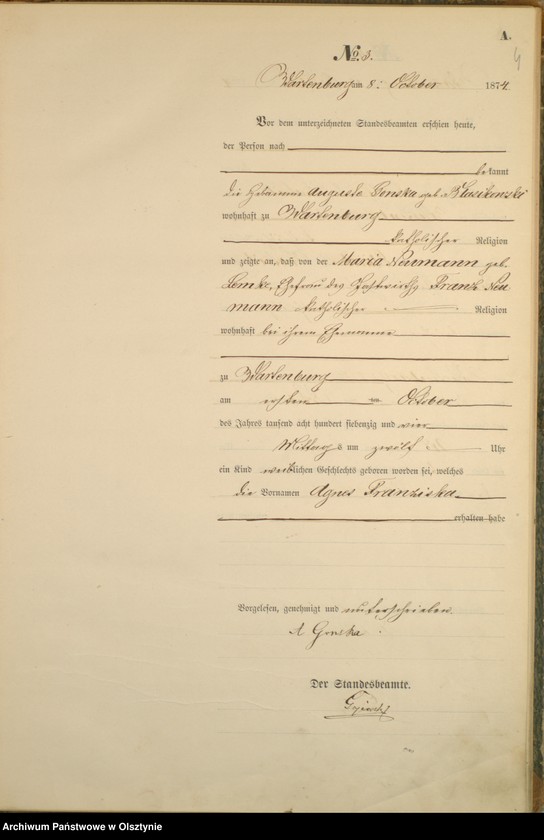 image.from.unit.number "Haupt-Geburts-Register Nr 1 - 51"