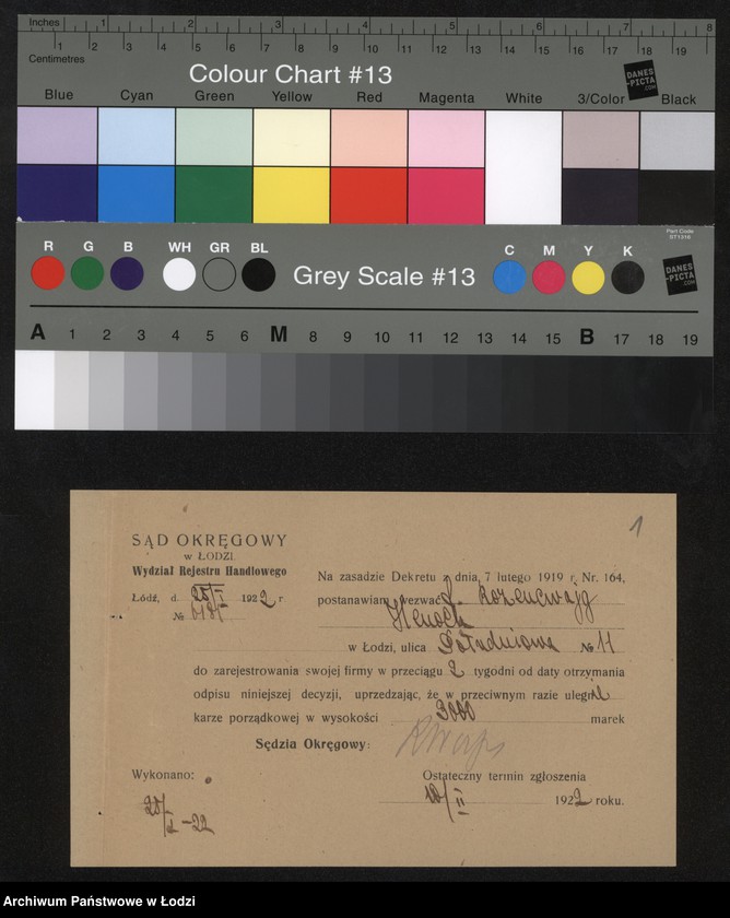 Obraz 3 z jednostki "Henoch Rozencweig- sprzedaż towarów kolonialnych"