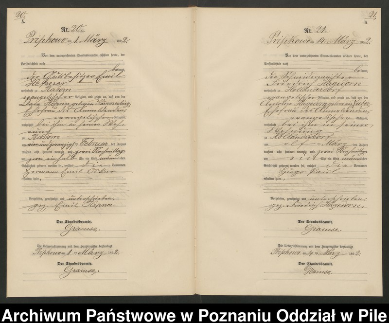 Obraz 13 z jednostki "Księga urodzeń"