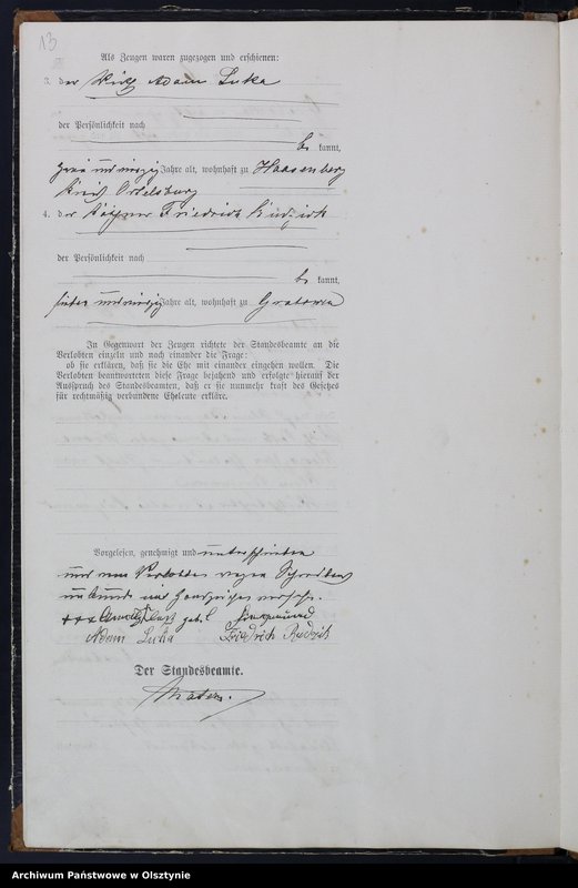 image.from.unit.number "Heiraths-Haupt-Register Nr 1 - 13"