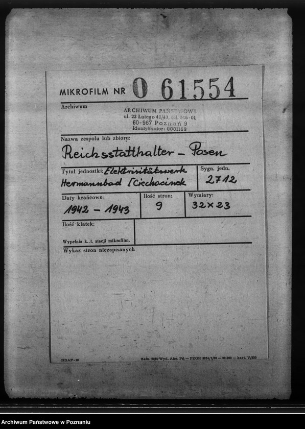 Obraz 2 z jednostki "Elektrizitätswerk Hermannsbad - Ciechocinek"