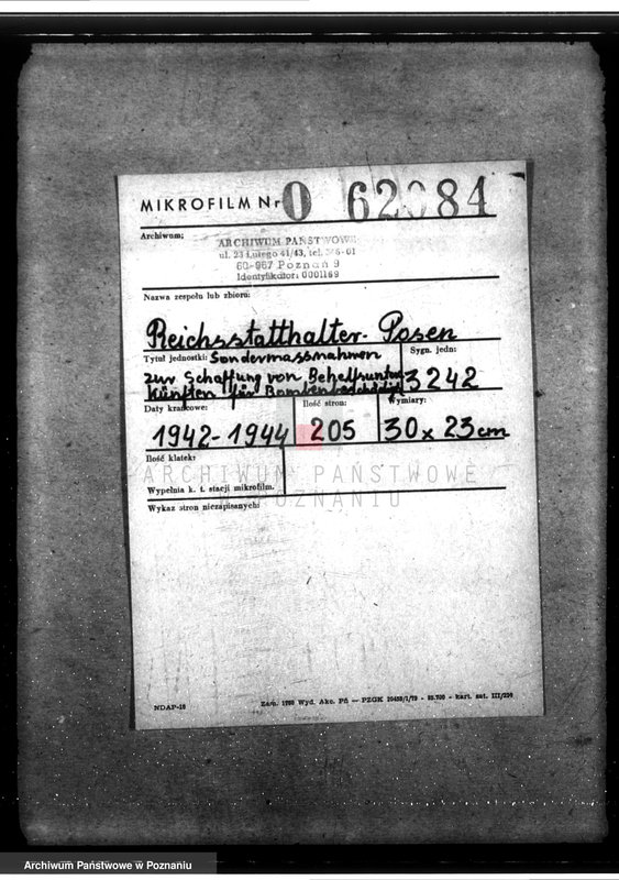 Obraz 2 z jednostki "Sondermassnahmen zur Schaffung von Behelfsunterkünften für Bombenbeschädigte"