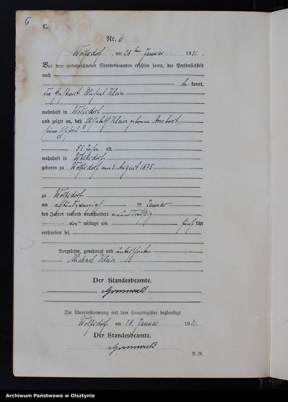 image.from.unit.number "Sterbe-Neben-Register Nr 1-43"