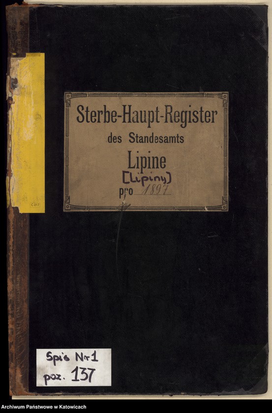 image.from.unit.number "Księga zgonów nr 1-501"