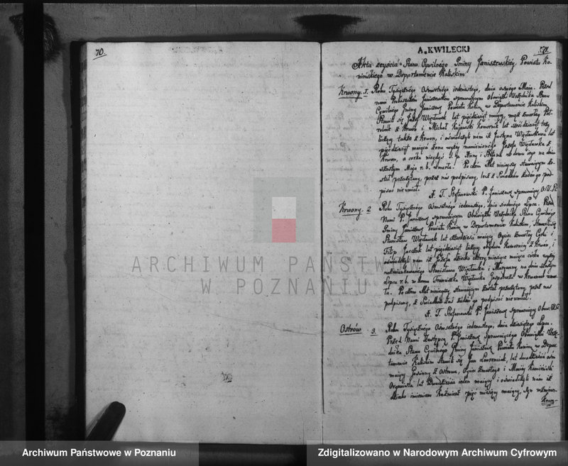 Obraz 18 z jednostki "Księga urodzonych, zaślubionych i zmarłych"