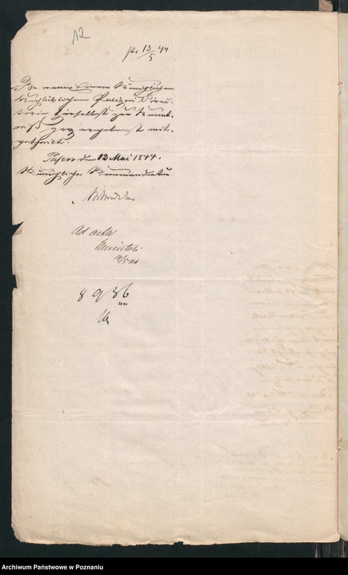 Obraz 16 z jednostki "A. betr. den polnischen Überläufer Lithografen Nicolaus Bachurski /Leon Lambruczewski/"