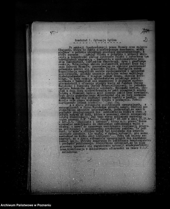 Obraz 6 z jednostki "Sprawozdania ze stanu bezpieczeństwa za miesiące kwiecień-czerwiec-lipiec 1939 r."