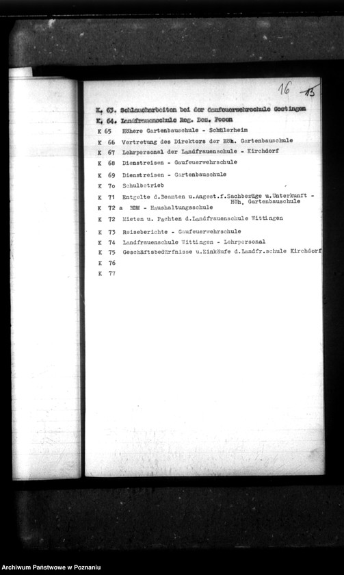 Obraz 20 z jednostki "Aktenverzeichnis - Abteilung IV, Kultur."