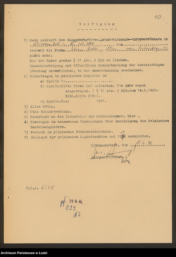 Obraz 12 z jednostki "Mekler Abram- handel resztkami"