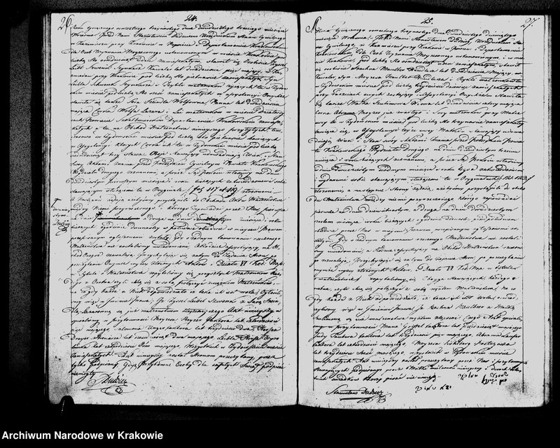 image.from.unit.number "FREDERYK AUGUST z Bozey Łaski Król Saski Xiąże Warszawski. Księga I Akt Stanu Cywilnego Gminy Osób Wyznania Moyzesowego w Kazmierzu przy Krakowie zamieszkałych Obeymująca Akta Małżenstw z Roku 1813"