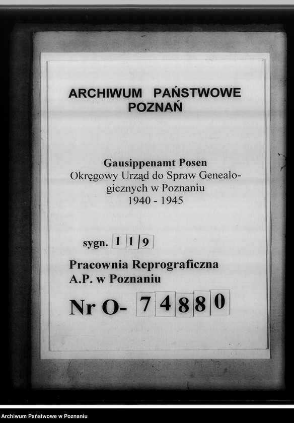 Obraz 11 z jednostki "[Zorganizowanie Powiatowego Urzędu do Spraw Genealogicznych w Łodzi]"
