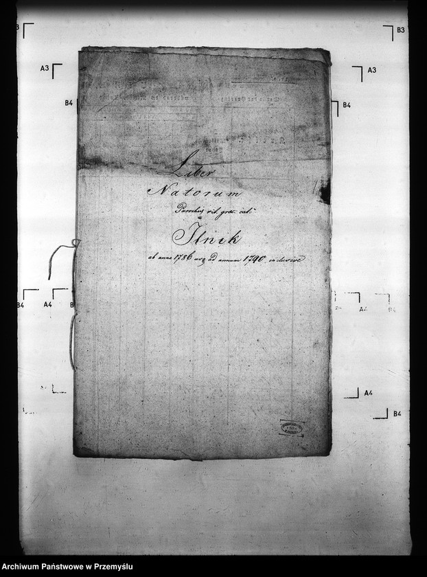 Obraz 5 z jednostki "[Kopie ksiąg metrykalnych parafii Ilnik (dekanat Turka)]"