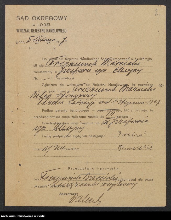 Obraz 4 z jednostki "Franciszek Barcicki – sklep spożywczy"