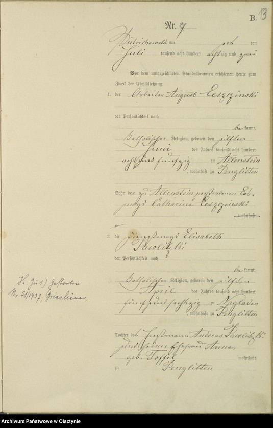 image.from.unit.number "Heiraths-Haupt-Register Nr 1 - 17"