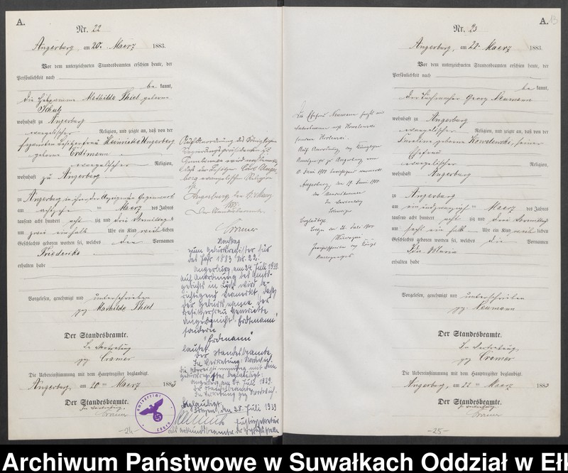 image.from.unit.number "Geburts-Neben-Register des Preussischen Standes-Amtes Angerburg Kreis Angerburg"