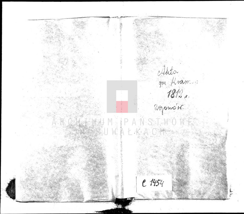 image.from.unit.number "Akta Cywilne Umarłych Gminy Krasnopolskiey. Od Roku 1812 1-go Stycznia. Sporządzone."