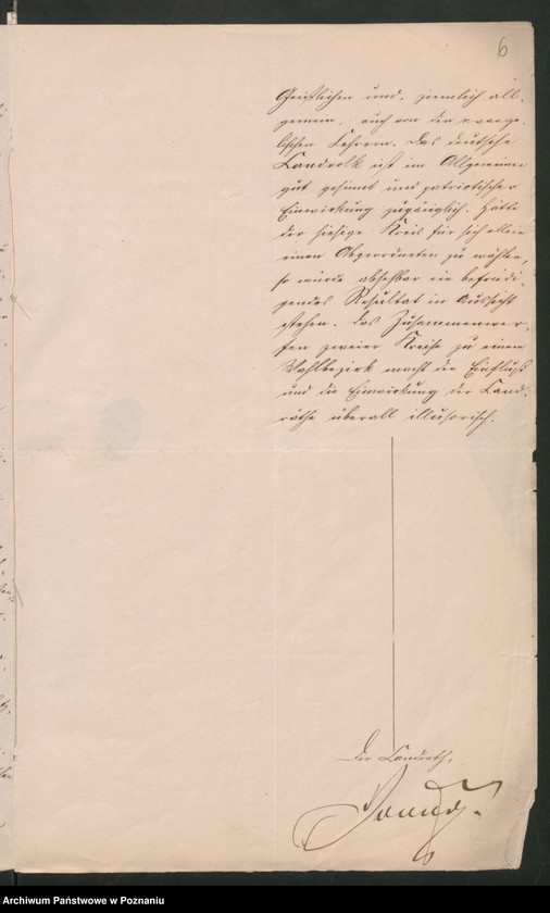 Obraz 10 z jednostki "Die von den Landräten erstatteten Quartalberichte über die politischien Zustände."