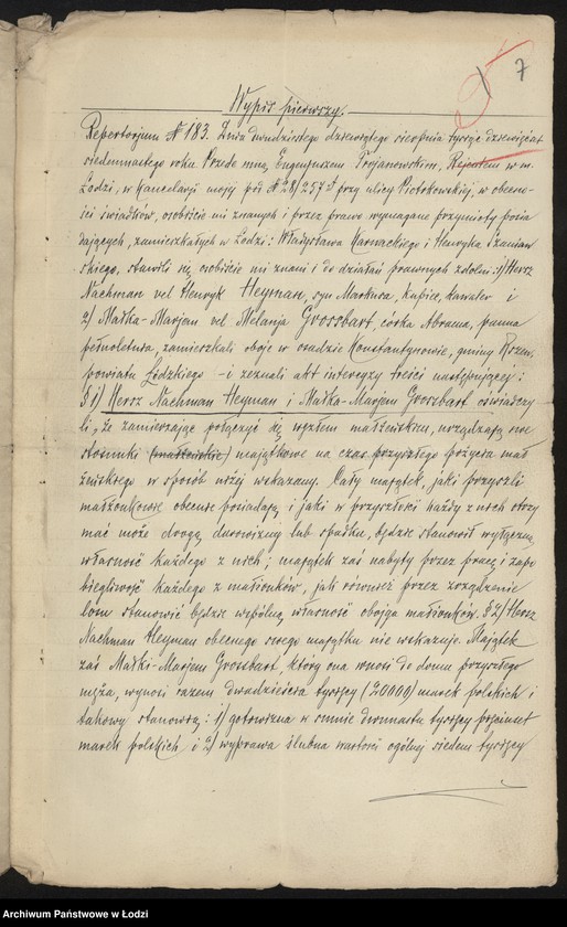Obraz 9 z jednostki "Abram Grossbart, Henryk Heyman – spadkobiercy – wykończalnia i farbiarnia w Konstatynowie"