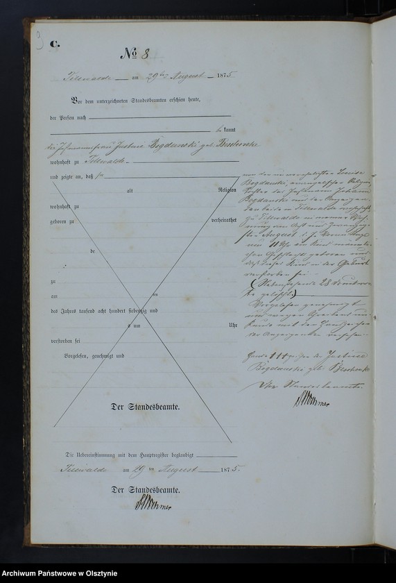 image.from.unit.number "Sterbe-Neben-Register Nr 1 - 19"