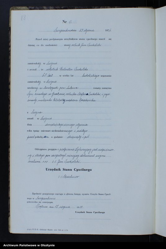 image.from.unit.number "Księga zgonów Nr 1 - 14,1 - 41,1 - 51,1 - 49 i 1 - 39 /brak lat 1875,1877/ /przepisana w języku polskim z oryginału niemieckiego w dniach 17.08.-12.09.1950/"
