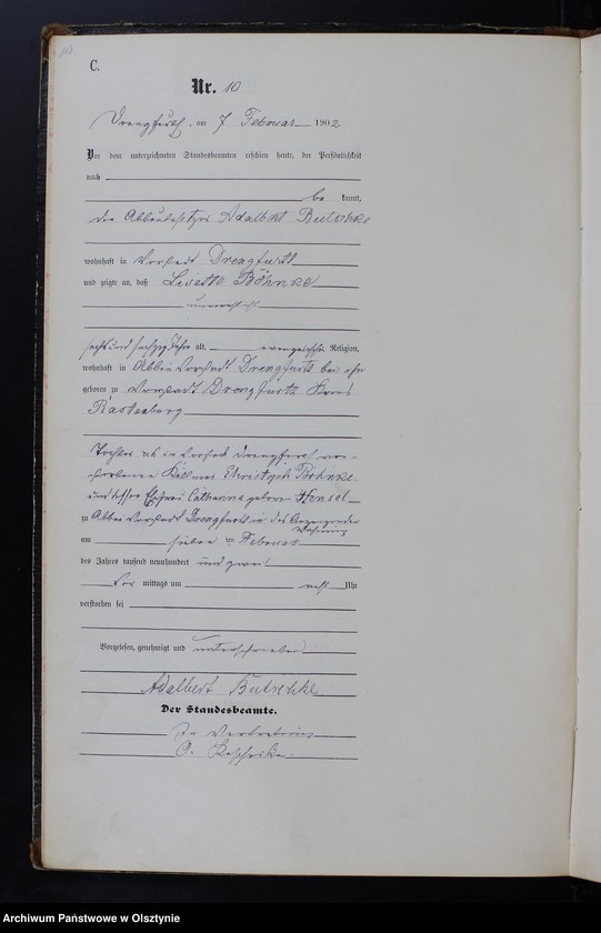 image.from.unit.number "Sterbe-Haupt-Register Nr 1 - 65"