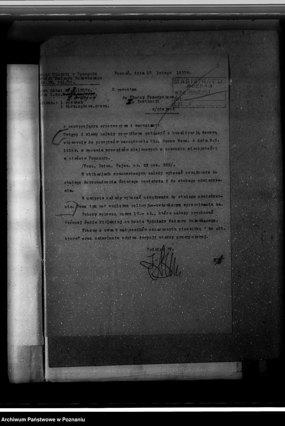 Obraz 7 z jednostki "Zatwierdzenie zakładu przemysłowego /laboratorium Homeopatycznego/ Firmy dr Willmar Schwabe Spółka z o. o. w Poznaniu"