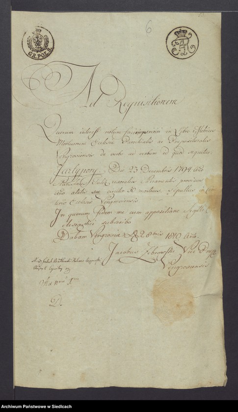 Obraz 8 z jednostki "Dowody do akt małżeństw"