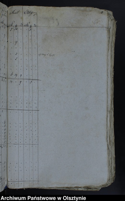 image.from.unit.number "Jahr Rechnung aller Einnahme und Ausgabe der Jäskendorffschen Kirche"